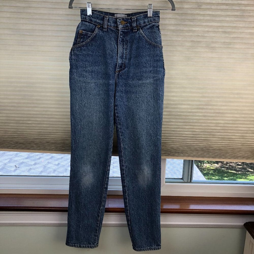 MAINFRAME Vintage High Waist Acid Washed Straight Mom Jeans Y2K 90’s